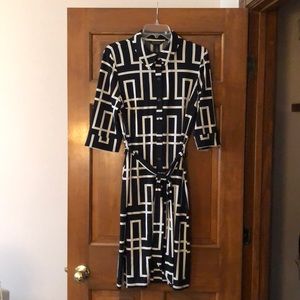 White House Black Market Graphic Dress 14